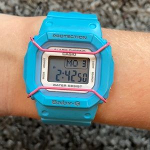 Womens G-Shock blue Baby-G watch BGD501